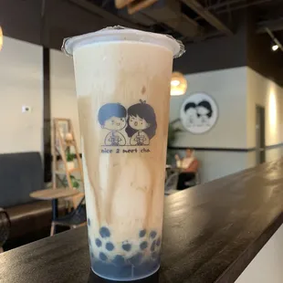 Signature Milk Tea with Brown Sugar Boba