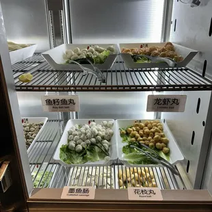 Meat and vegetable section