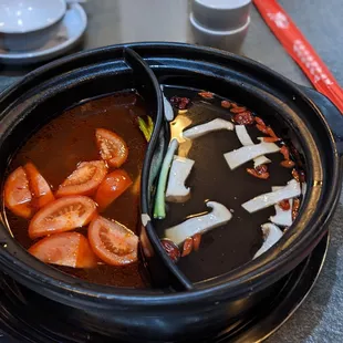 Tomato Base (left) and Mushroom Base (right)