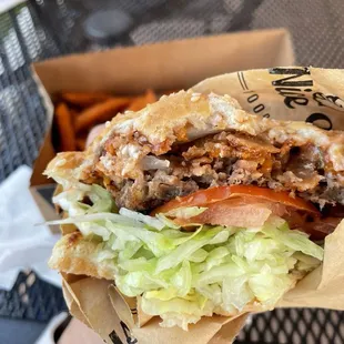 Bites of BBQ BACON RANCH BURGER