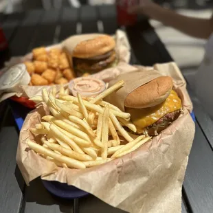 Nice burger and Jr Nice burger