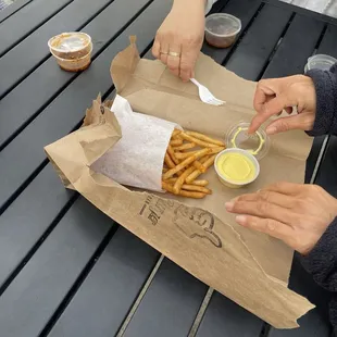 Gotta have some fries lol