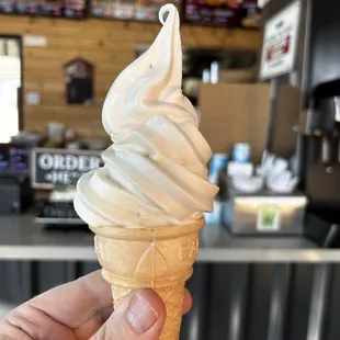 Oat milk soft serve