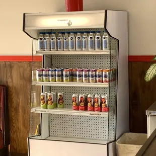 Canned drinks for sale