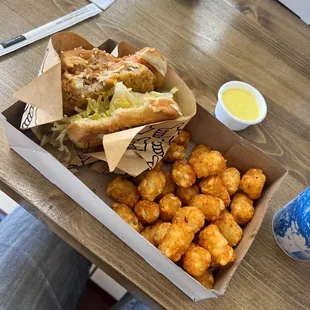 SPICY CHICKEN TATER TOTS