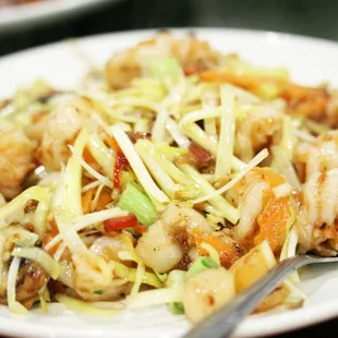 Stir-Fry Shrimps and Scallops (special order in advance)