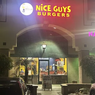 Nice guys burger restaurant open late