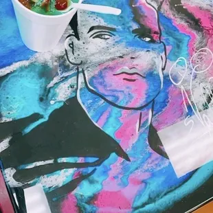 a picture of a woman's face