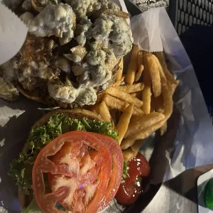 Black and Blue Burger