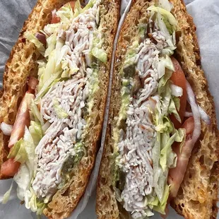 Turkey Avocado Sandwich (added jalapeños)