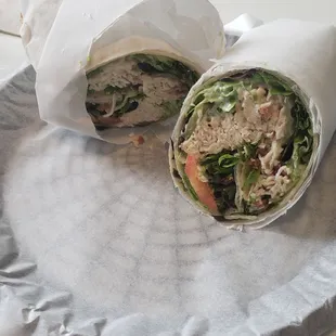 Chicken bacon ranch wrap