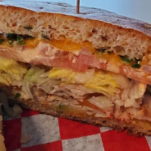 Chipotle Chicken Avocado sandwich