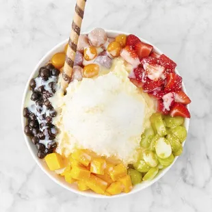 Shaved Ice with taro ball