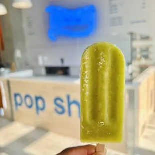 Pineapple Basil Popsicle