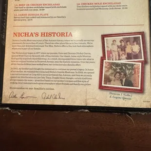 History