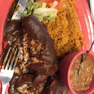 Chicken Mole Enchildas