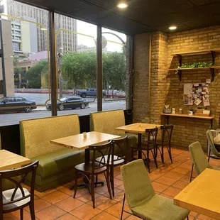 Looking out the window