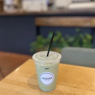 Strawberry Matcha Latte