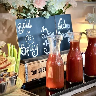 Bloody Mary buffet every Saturday and Sunday