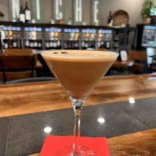 Pumpkin spice espresso martini
