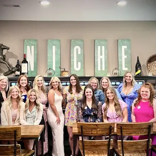 Bachelorette parties love Niche! Our wine dispensers make a great afternoon.