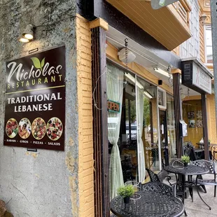 Nicholas Restaurant - Gresham Storefront and Entrance