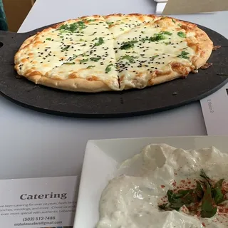 Lebanese Sesame Cheese Pizza
