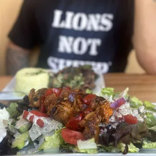 $12 Chicken Breast Kabob Salad