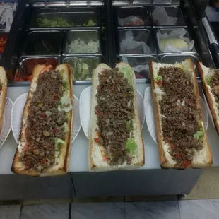 Our famous LG 15 inches steak bomb... Because Nicholas Subs &amp; Pizza is  all about the Quantity and the Quality Thank You For Your Business.