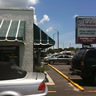 cars parked in a parking lot