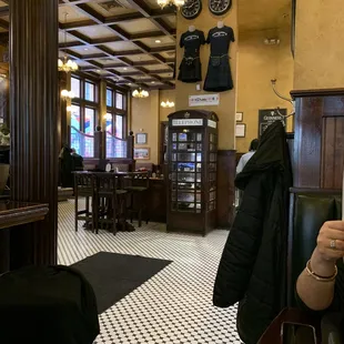 Inside next to our sitting