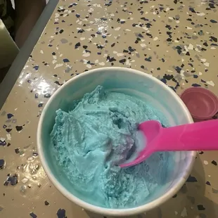 Bubblegum ice cream