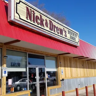 From the parking lot