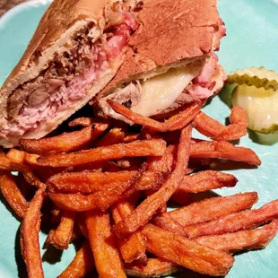 Cuban  Sweet Potato Fries