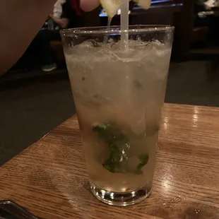 Strawberry basil lemonade