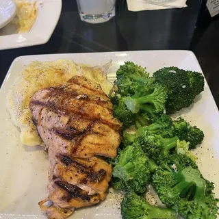 Lunch Grilled Bourbon Salmon