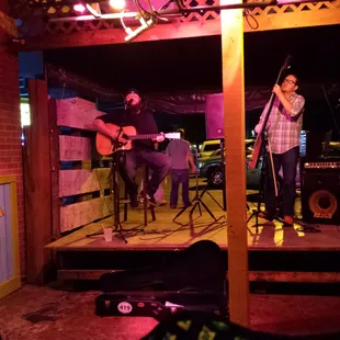 Smithers and Rutter.   Two thirds of the band...Last Born Sons.