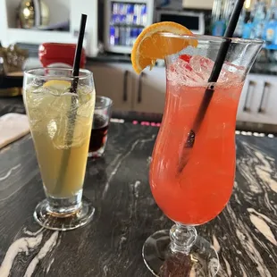 Long Island ice tea and Bahama Mama (already started on it lol!)