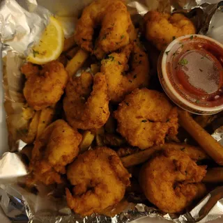 Yusef's Fried Shrimp Platter
