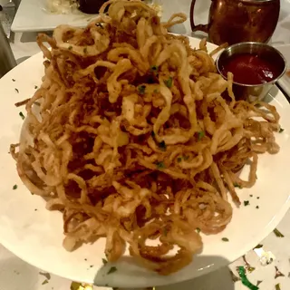 Shoestring Onion Rings