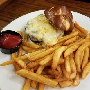 Nick and Tom's burger