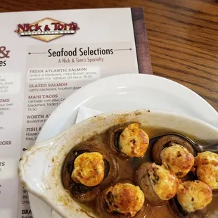 Cream Cheese Stuffed Mushrooms