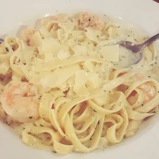 Shrimp Fettuccine Alfredo