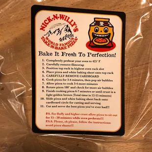 These directions are kind of ridiculous. The whole point of ordering pizza is to not have to babysit your dinner as it's cooking.