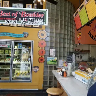 Small interior cozy.