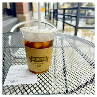 Iced coffee