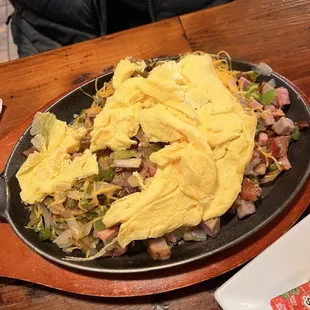 Meat lovers skillet