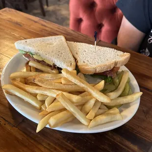BLT with fries