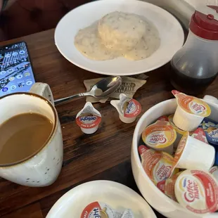 Coffee &amp; Biscuit with gravy