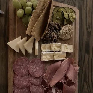 Half charcuterie board